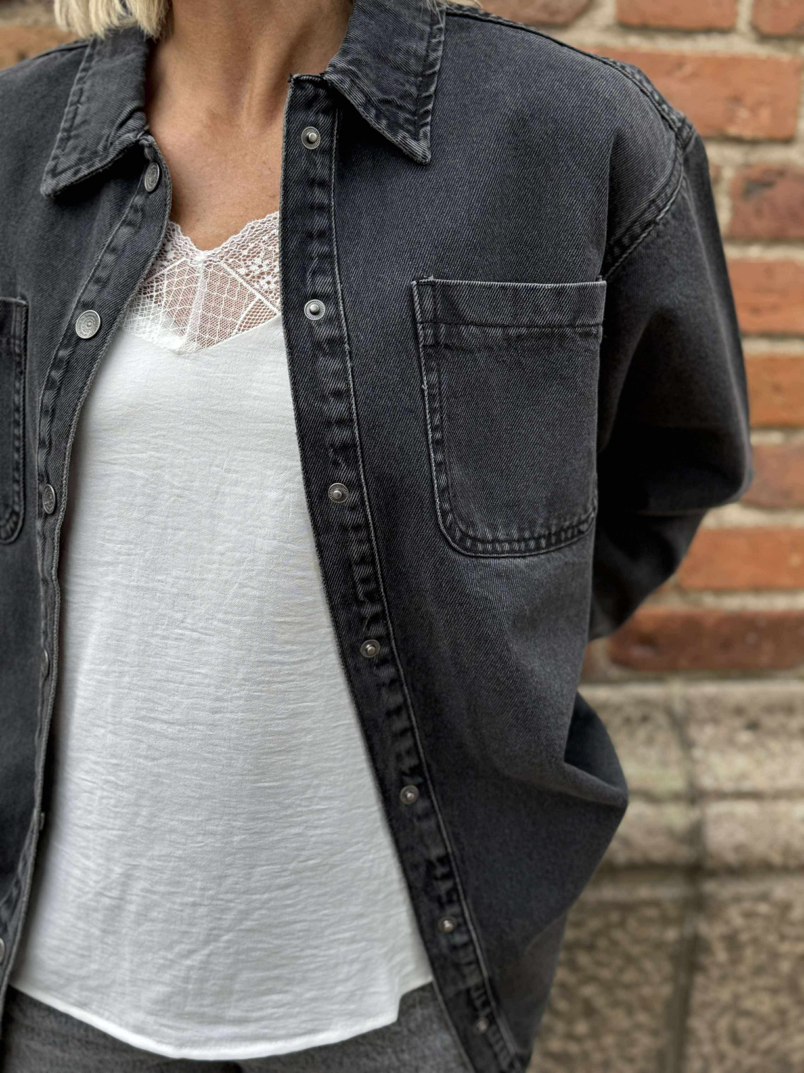 NMALVA Jacket - Black Denim